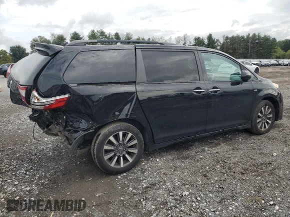 2019 Toyota Sienna LE with VIN 5TDJZ3DC6KS220467, listed as a Copart auction lot 71921714 with 70,950 mi miles and Salvage Title. Bid and sale history available at carsss.com. Image 3.