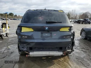 2022 BMW X5 xDrive45e with VIN 5UXTA6C0XN9M02912, listed as a Copart auction lot 45491845 with 14,586 mi miles and Salvage Title. Bid and sale history available at DreamBid. Image 6.