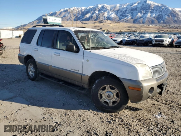 2002 Mercury Mountaineer z VIN 4M2ZU86E02UJ26443, wystawiony jako Copart lot #42239825 z przebiegiem Nie podano mil oraz Szkoda całkowita • Salvage title. Historia ofert i sprzedaży dostępna na DreamBid. Obrazek 4.