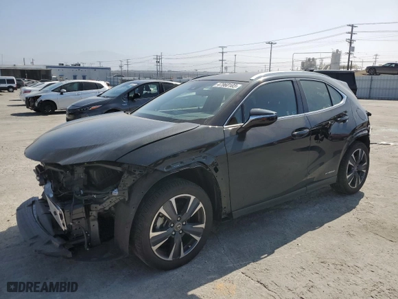 2022 Lexus UX with VIN JTHX9JBH1N2056617, listed as a Copart auction lot 47960103 with 28,948 mi miles. Bid and sale history available at carsss.com. Image 1.