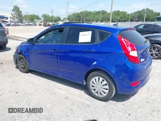 2013 Hyundai Accent GS with VIN KMHCT5AEXDU128879, listed as a IAAI auction lot 42463478 with 213,810 mi miles and . Bid and sale history available at DreamBid. Image 3.