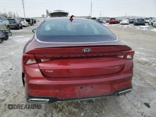 2021 Kia K5 GT-Line with VIN 5XXG64J28MG004337, listed as a Copart auction lot 45863295 with 77,897 mi miles and Salvage Title. Bid and sale history available at carsss.com. Image 6.
