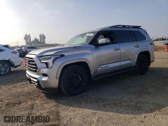 2024 Toyota Sequoia SR5 with VIN 7SVAAABA6RX042034, listed as a Copart auction lot 72643814 with 2,344 mi miles and Salvage Title. Bid and sale history available at carsss.com. Image 1.