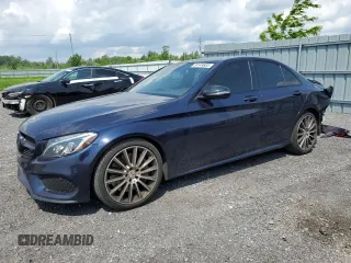 2017 Mercedes-Benz C 43 AMG z VIN 55SWF6EB4HU181167, wystawiony jako Copart lot #59149685 z przebiegiem 107 499 mil mil oraz Szkoda całkowita • Salvage title. Historia ofert i sprzedaży dostępna na DreamBid. Obrazek 1.