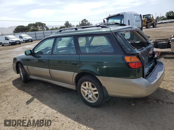 2002 Subaru Legacy Outback Limited с VIN 4S3BH686527621385, выставлен на аукционе Copart как лот 57470185 с пробегом 196 210 миль миль и Списание • Salvage title. История ставок и продаж доступна на DreamBid. Изображение 2.