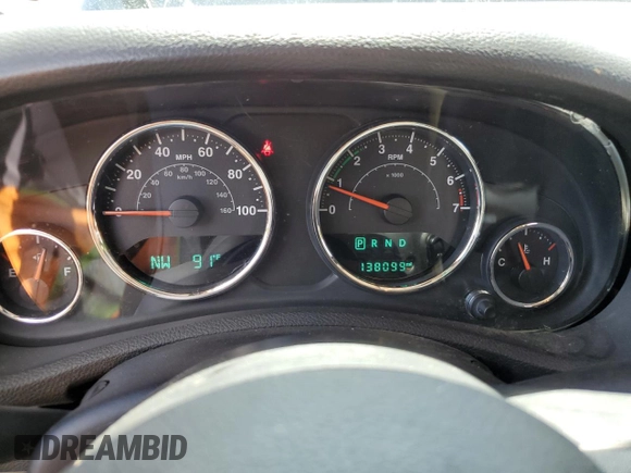 2018 Jeep Wrangler Unlimited Sahara with VIN 1C4HJWEG1JL926982, listed as a Copart auction lot 60640485 with 138,099 mi miles and Salvage title. Bid and sale history available at DreamBid. Image 9.