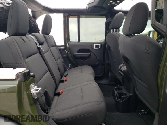 2021 Jeep Wrangler Unlimited Willys with VIN 1C4HJXDM5MW546429, listed as a Copart auction lot 48635325 with 16,353 mi miles and Salvage Title. Bid and sale history available at DreamBid. Image 10.