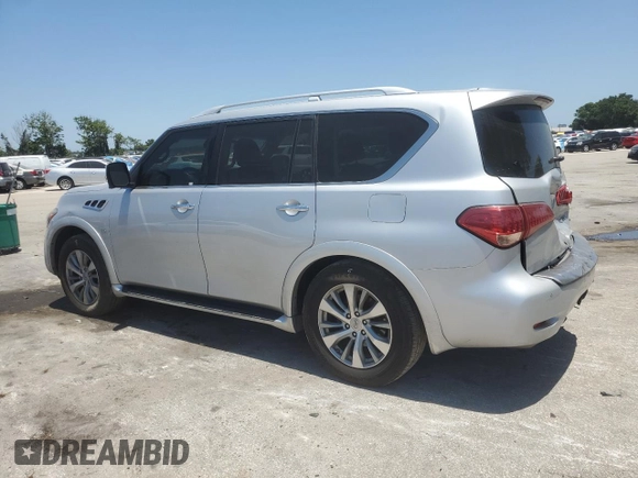 2017 Infiniti QX80 with VIN JN8AZ2NF1H9641902, listed as a Copart auction lot 59181515 with 188,681 mi miles and Salvage title. Bid and sale history available at DreamBid. Image 2.