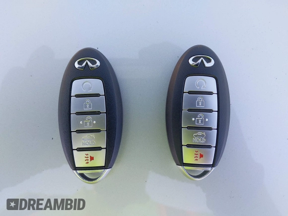 2017 Infiniti Q50 Premium with VIN JN1EV7AR8HM841827, listed as a IAAI auction lot 42663637 with 55,510 mi miles and . Bid and sale history available at DreamBid. Image 11.