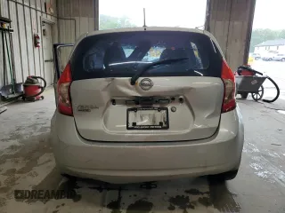 2015 Nissan Note S with VIN 3N1CE2CP9FL391697, listed as a Copart auction lot 61135525 with Not provided miles and Salvage title. Bid and sale history available at DreamBid. Image 6.