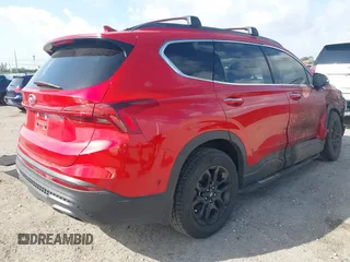 2022 Hyundai Santa Fe XRT with VIN 5NMS64AJ0NH399022, listed as a IAAI auction lot 41717818 with 48,043 mi miles. Bid and sale history available at carsss.com. Image 4.