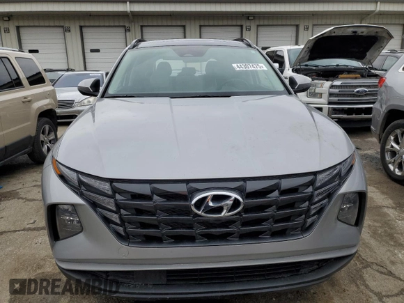 2024 Hyundai Tucson SEL Convenience with VIN KM8JCCD14RU203975, listed as a Copart auction lot 44307475 with 7,528 mi miles and Salvage Title. Bid and sale history available at carsss.com. Image 5.
