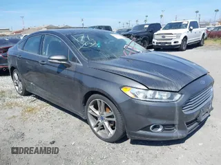 2015 Ford Fusion Titanium with VIN 3FA6P0D99FR258028, listed as a IAAI auction lot 41700630 with 82,084 mi miles. Bid and sale history available at carsss.com. Image 1.