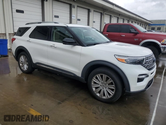 2020 Ford Explorer Limited with VIN 1FMSK8FH2LGB79504, listed as a Copart auction lot 49613695 with 60,248 mi miles and Salvage title. Bid and sale history available at DreamBid. Image 4.