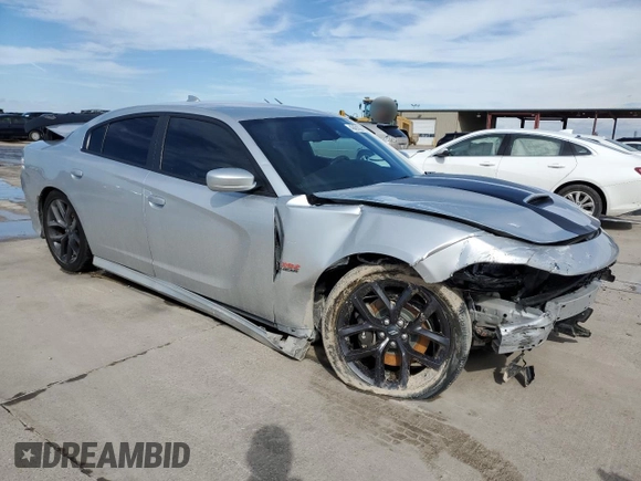 2020 Dodge Charger Scat Pack Widebody z VIN 2C3CDXGJ6LH175883, wystawiony jako Copart lot #43431835 z przebiegiem 27 030 mil mil oraz Szkoda całkowita • Salvage title. Historia ofert i sprzedaży dostępna na DreamBid. Obrazek 4.