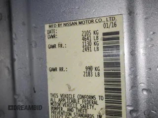 2016 Nissan Maxima SL with VIN 1N4AA6AP2GC430630, listed as a Copart auction lot 57955115 with 146,285 mi miles and Salvage title. Bid and sale history available at DreamBid. Image 12.