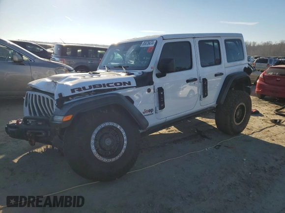2022 Jeep Wrangler Unlimited Rubicon z VIN 1C4HJXFN2NW211037, wystawiony jako Copart lot #85078474 z przebiegiem 21 878 mil mil oraz Szkoda całkowita • Salvage title. Historia ofert i sprzedaży dostępna na DreamBid. Obrazek 1.