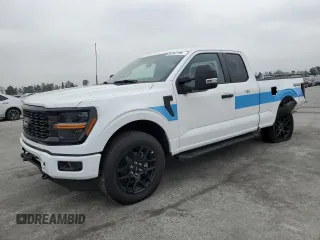 2024 Ford F-150 with VIN 1FTFX2L52RKF00574, listed as a Copart auction lot 50767795 with 920 mi miles and Salvage title. Bid and sale history available at DreamBid. Image 1.