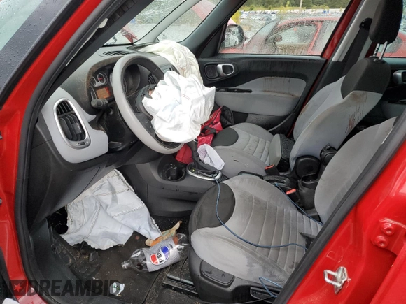 2014 FIAT 500L Easy with VIN ZFBCFABH0EZ028603, listed as a Copart auction lot 72855754 with 35,066 mi miles and Salvage Title. Bid and sale history available at carsss.com. Image 7.