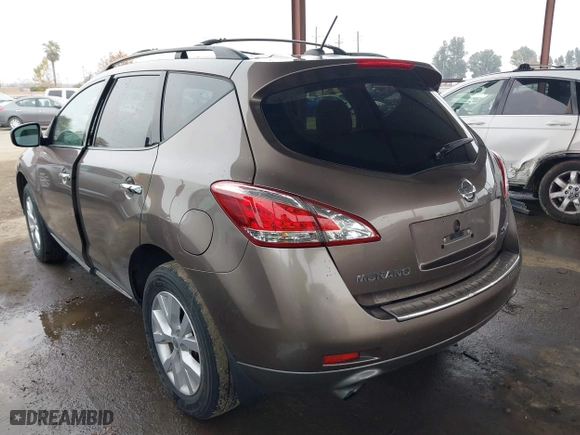 2011 Nissan Murano SV with VIN JN8AZ1MW2BW174431, listed as a IAAI auction lot 41134649 with 102,912 mi miles. Bid and sale history available at carsss.com. Image 3.