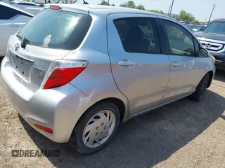 2013 Toyota Yaris L with VIN JTDKTUD3XDD543236, listed as a IAAI auction lot 42084719 with Not Provided miles. Bid and sale history available at carsss.com. Image 4.