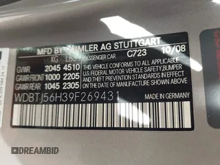 2009 Mercedes-Benz CLK 350 z VIN WDBTJ56H39F269431, wystawiony jako IAAI lot #42250728 z przebiegiem 127 914 mil mil oraz . Historia ofert i sprzedaży dostępna na DreamBid. Obrazek 9.