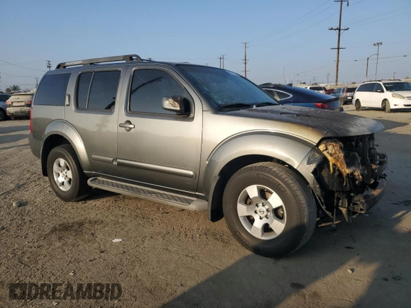 2007 Nissan Pathfinder SE with VIN 5N1AR18U37C614620, listed as a Copart auction lot 83915844 with Not provided miles and Salvage title. Bid and sale history available at DreamBid. Image 4.