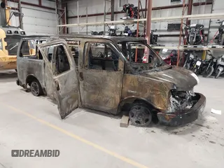 2005 Chevrolet Express Passenger with VIN 1GNFG15T751202874, listed as a IAAI auction lot 42312263 with Not provided miles and . Bid and sale history available at DreamBid. Image 1.