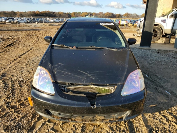 2002 Honda Civic Si with VIN SHHEP335X2U309701, listed as a Copart auction lot 84292184 with 143,812 mi miles and Salvage Title. Bid and sale history available at carsss.com. Image 5.