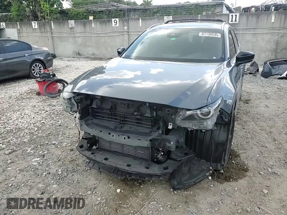 2022 Mazda CX-9 Grand Touring with VIN JM3TCBDY0N0626646, listed as a Copart auction lot 61138535 with 34,054 mi miles and Non repairable. Bid and sale history available at DreamBid. Image 15.