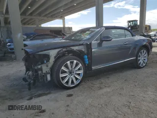 2012 Bentley Continental GT with VIN SCBGR3ZA5CC074795, listed as a Copart auction lot 43205404 with 77,481 mi miles and . Bid and sale history available at DreamBid. Image 1.