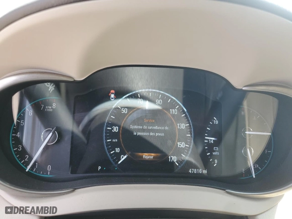 2016 Buick LaCrosse Premium I with VIN 1G4GD5G31GF101888, listed as a Copart auction lot 53879455 with 47,816 mi miles and Salvage Title. Bid and sale history available at carsss.com. Image 9.