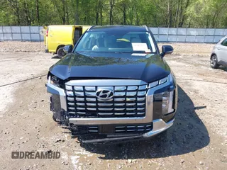 2023 Hyundai Palisade Calligraphy with VIN KM8R74GE6PU571342, listed as a IAAI auction lot 41987377 with 13,797 mi miles and . Bid and sale history available at DreamBid. Image 13.