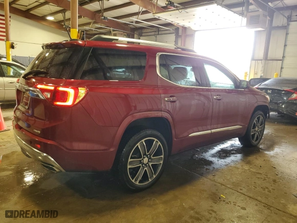 2017 GMC Acadia Denali with VIN 1GKKNXLS8HZ316371, listed as a Copart auction lot 53024865 with 76,019 mi miles and Salvage Title. Bid and sale history available at carsss.com. Image 3.