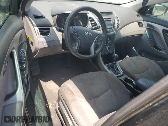 2015 Hyundai Elantra SE with VIN 5NPDH4AE6FH601629, listed as a Copart auction lot 65636335 with Not provided miles and Clean title. Bid and sale history available at DreamBid. Image 8.