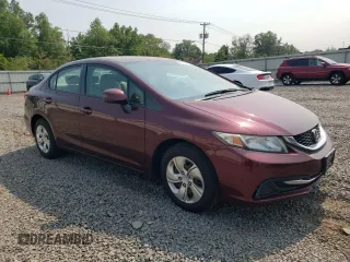 2013 Honda Civic LX z VIN 19XFB2F58DE259822, wystawiony jako Copart lot #59404415 z przebiegiem 65 523 mil mil oraz Szkoda całkowita • Salvage title. Historia ofert i sprzedaży dostępna na DreamBid. Obrazek 4.