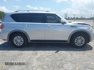 2019 Nissan Armada SL with VIN JN8AY2ND3K9085763, listed as a IAAI auction lot 41972072 with 109,555 mi miles. Bid and sale history available at carsss.com. Image 14.