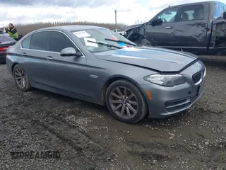 2014 BMW 5 Series 535i with VIN WBA5B1C51ED475098, listed as a IAAI auction lot 41517762 with 102,611 mi miles and . Bid and sale history available at carsss.com. Image 1.