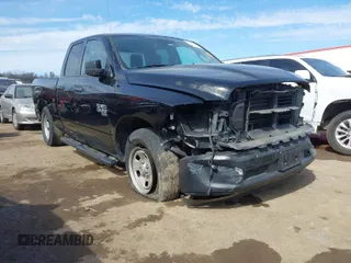 2019 Ram 1500 Classic Tradesman with VIN 1C6RR6FG1KS702041, listed as a IAAI auction lot 41669422 with 57,423 mi miles. Bid and sale history available at carsss.com. Image 1.