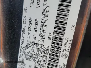2023 Toyota Tundra Limited with VIN 5TFJA5DB8PX083947, listed as a Copart auction lot 59283695 with 19,089 mi miles and Salvage title. Bid and sale history available at DreamBid. Image 12.