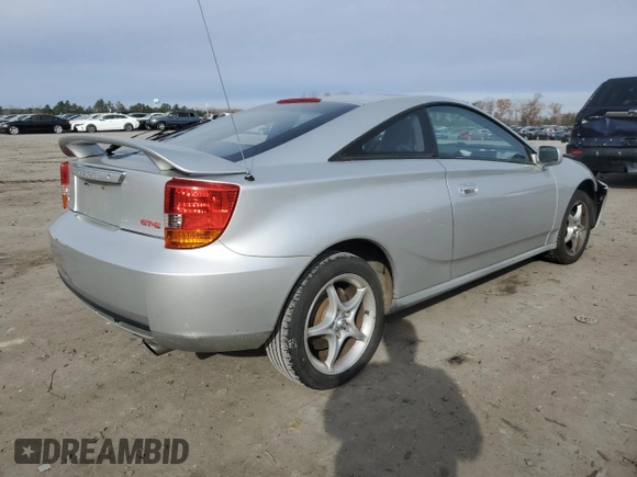2002 Toyota Celica GTS with VIN JTDDY38T020053889, listed as a Copart auction lot 82398464 with 103,658 mi miles and Salvage Title. Bid and sale history available at carsss.com. Image 3.
