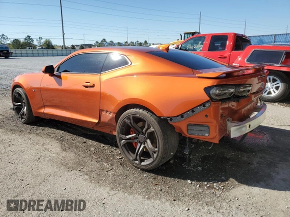 2022 Chevrolet Camaro LT1 with VIN 1G1FF1R75N0103798, listed as a Copart auction lot 46607695 with 41,926 mi miles and Salvage Title. Bid and sale history available at carsss.com. Image 2.