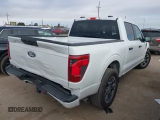 2024 Ford F-150 STX with VIN 1FTEW2K52RKE70430, listed as a IAAI auction lot 41623180 with 4,207 mi miles and . Bid and sale history available at carsss.com. Image 4.