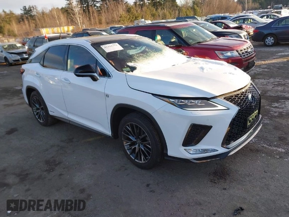 2021 Lexus RX with VIN 2T2YGMDAXMC069245, listed as a IAAI auction lot 41311771 with 54,549 mi miles. Bid and sale history available at carsss.com. Image 1.