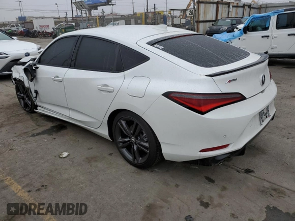 2024 Acura Integra w/A-Spec Technology Package with VIN 19UDE4H68RA000114, listed as a Copart auction lot 83813454 with 15,121 mi miles and Salvage Title. Bid and sale history available at carsss.com. Image 2.