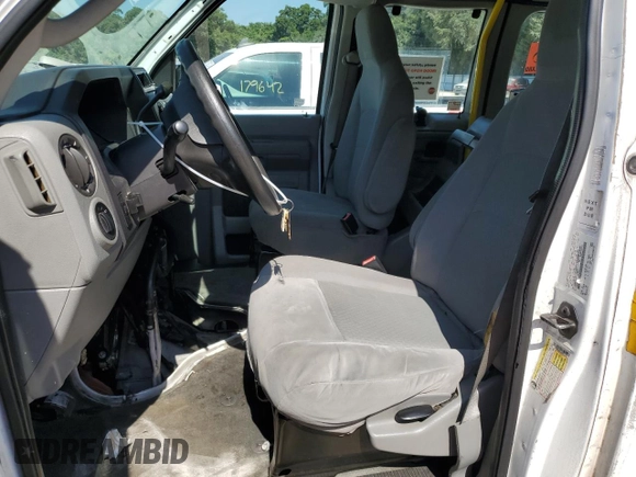 2012 Ford Econoline Passenger XL with VIN 1FBSS3BL1CDA35627, listed as a Copart auction lot 57001114 with Not Provided miles and Salvage Title. Bid and sale history available at DreamBid. Image 7.