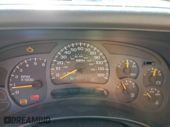 2004 Chevrolet Silverado 1500 with VIN 1GCEK19V94Z113855, listed as a Copart auction lot 50264745 with 202,735 mi miles and Clean Title. Bid and sale history available at DreamBid. Image 9.