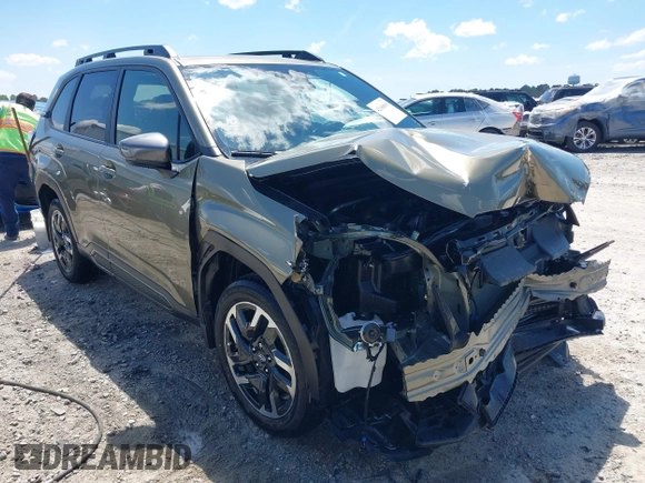 2025 Subaru Forester Limited z VIN JF2SLDRC6SH445868, wystawiony jako IAAI lot #42186891 z przebiegiem 6 488 mil mil oraz . Historia ofert i sprzedaży dostępna na DreamBid. Obrazek 1.