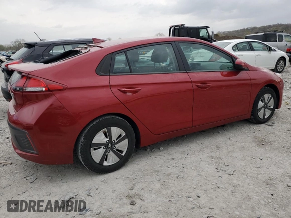 2022 Hyundai Ioniq Blue with VIN KMHC65LC0NU279881, listed as a Copart auction lot 51568455 with 34,248 mi miles and Salvage Title. Bid and sale history available at DreamBid. Image 3.