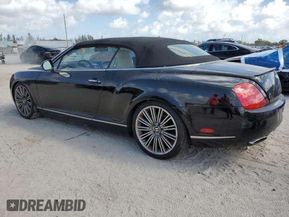 2010 Bentley Continental GT with VIN SCBDP3ZA2AC064277, listed as a Copart auction lot 44899245 with 38,206 mi miles and Salvage Title. Bid and sale history available at DreamBid. Image 2.